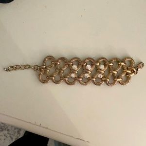 Gold woven bracelet